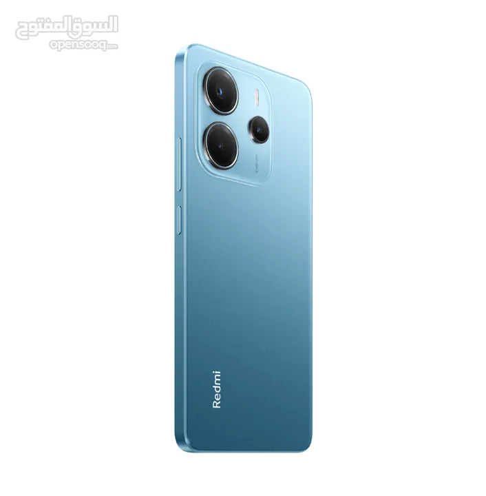 جهاز REDMI NOTE 14 جديد بكرتونته كفالة BCI مع سماعات Redmi Buds 6 play لون Ocean Blue