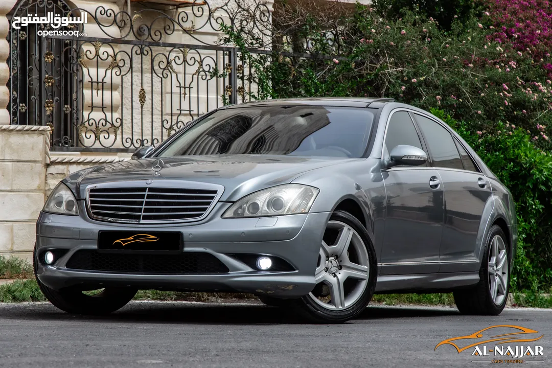 Mercedes S350 2008  السيارة وارد و بحالة الوكالة