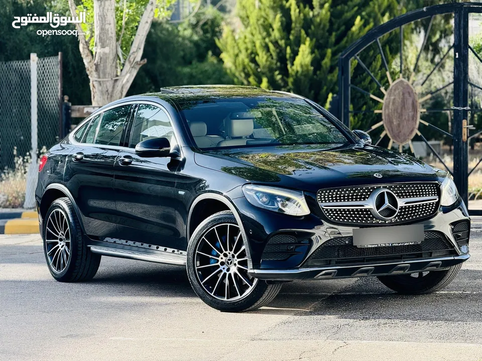 Mercedes benz GLC350e coupe 2018 فحص كامل كرت ابيض