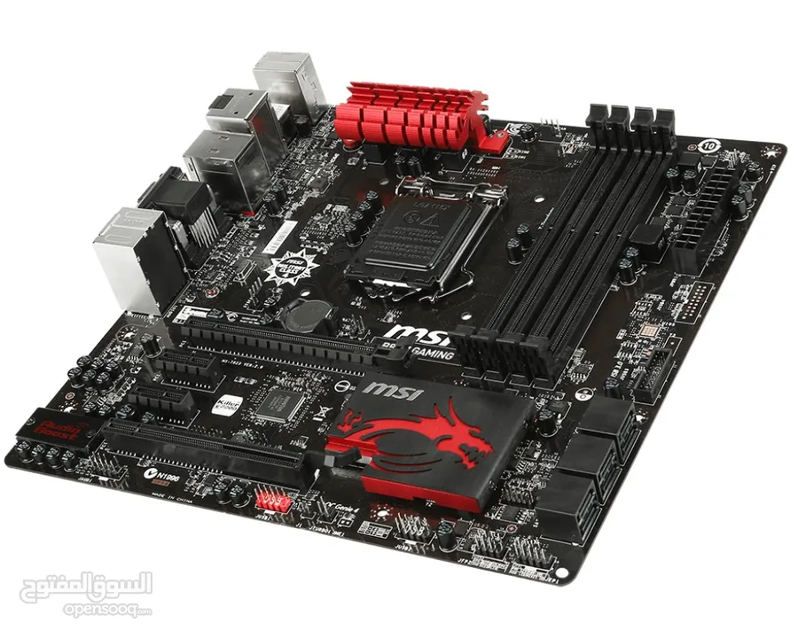 قطع كمبيوتر CPU Intel Core i5 4th Generation - Motherboard B85M GAMING - Ram 8&4 DDR3