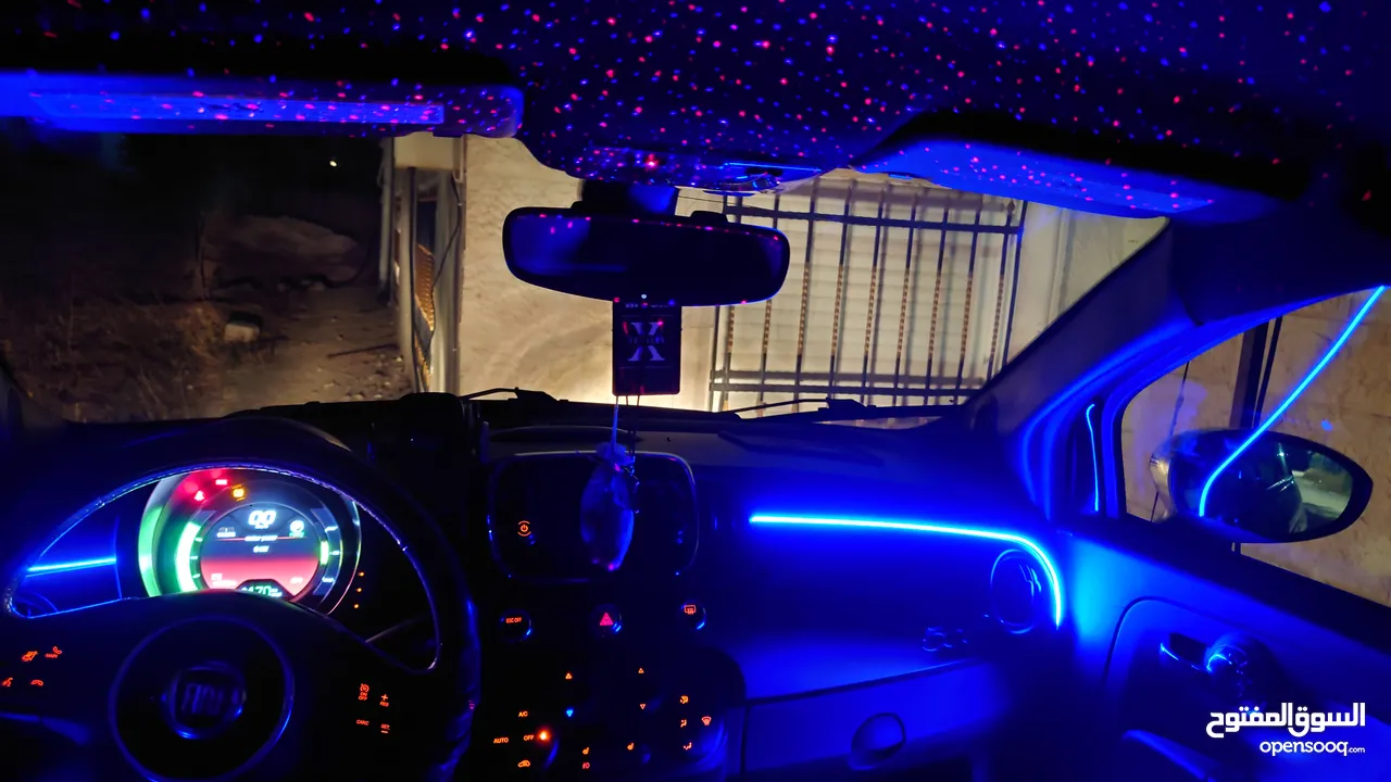 فيات 500e موديل 2017 لون اسود