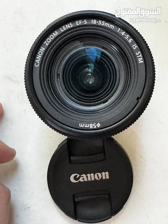 Photographer Camera Canon 800D with lenses كاميرا فوتوغرافية كانون مع العدسات