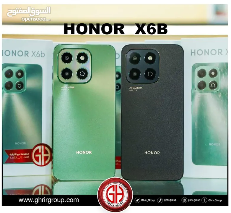 جهاز جديد Honer X6p رام 12 جيجا 128 و 256 مكفول سنة متوفر توصيل