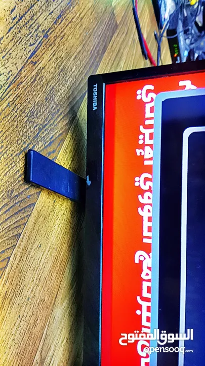 شاشة توشيبا 40 TOSHIBA بوصة مصرية اصلية FULL HD فحص كامل صورة ممتازة