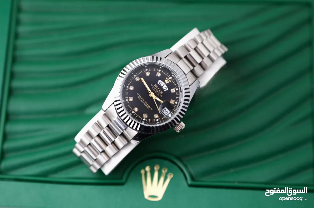 ساعات  ROLEX  كوبي ماستر  الأكثر مبيعًا  مقاومة  الماء بالإضافة لتحملها القوي  جداً للصدمات