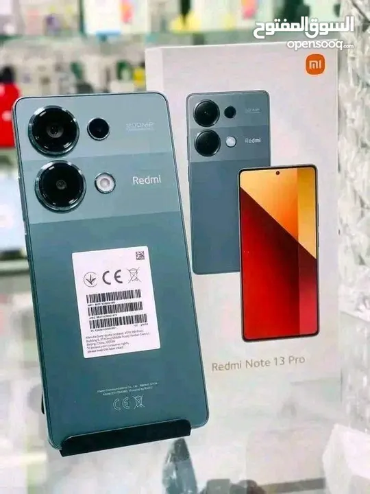 مستعمل ايام Not 13 pro رام 16 جيجا 512 أغراضة والكرتونه الأصلية متوفر توصيل