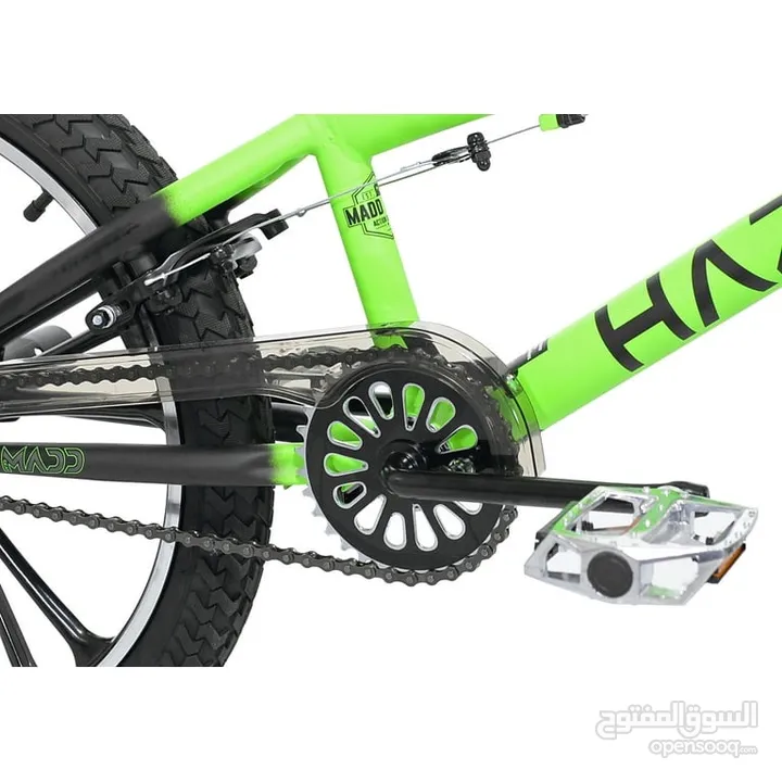**دراجة BMX للأطفال من Kent Bicycle Maddgear مقاس 20 بوصة مع عجلة Hazard Mag Wheel**