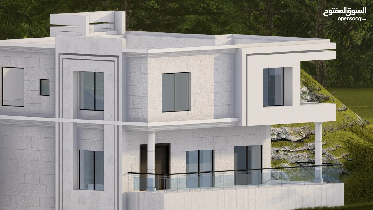 تصميم داخلي وخارجي مع مخططات تنفيذية واشراف هندسي