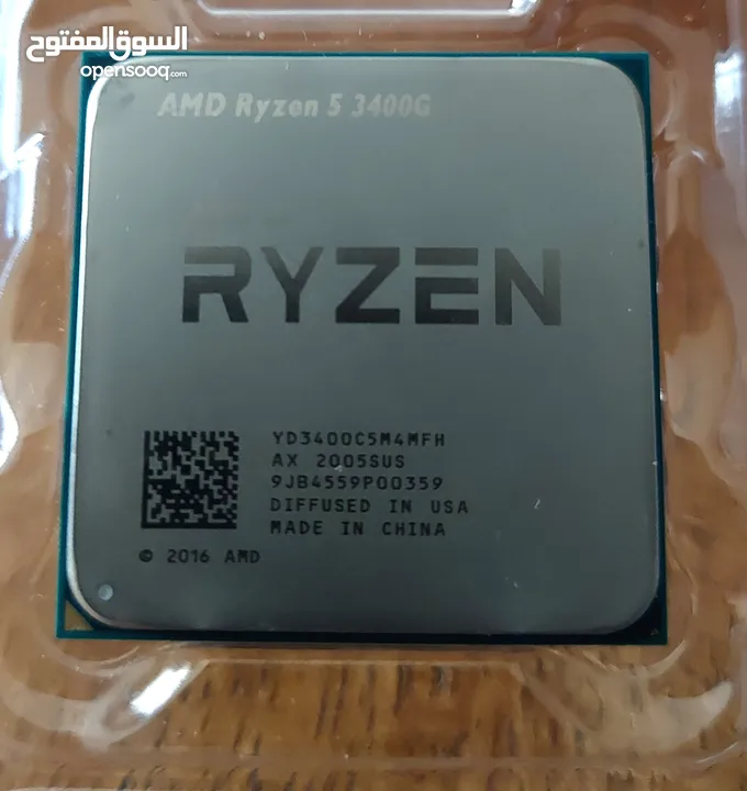 معالج ryzen 5 3400g للبيع بحالة الجديد