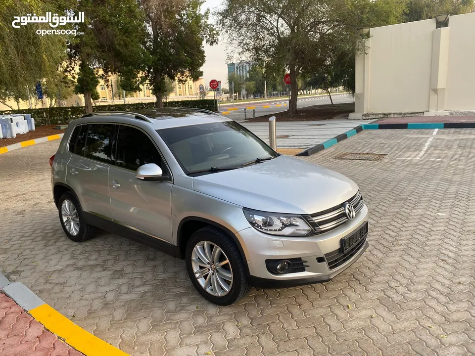 Volkswagen Tiguan  GCC 2014 Full option  فولكسفاغن تيجوان  2014 خليجي جميع الإضافات