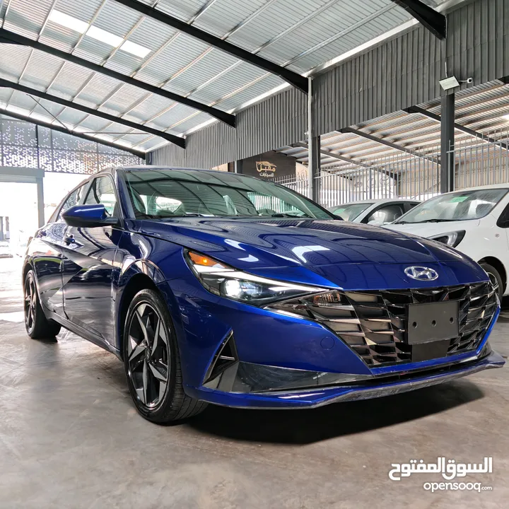 2022 HYNDAI ELANTRA HYBRID LIMITED وارد امريكي
