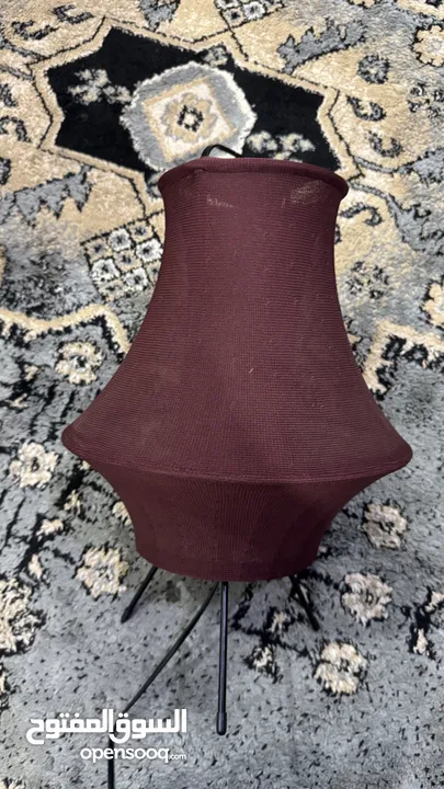 IKEA FYXNAS Table lamp, 44 cm للبيع ضوء ايكيا لون أحمر مستعمل كالجديد و بسعر رهيب ( عندي قطعتين )