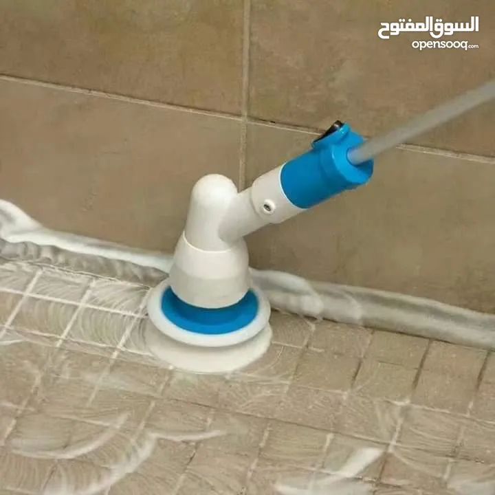 فرشاة تنظيف شحن دوارة فرشاه تلف 360 درجه تنظف ارضيات اثاث مطابخ حمامات جهاز تنظيف مع فراشي