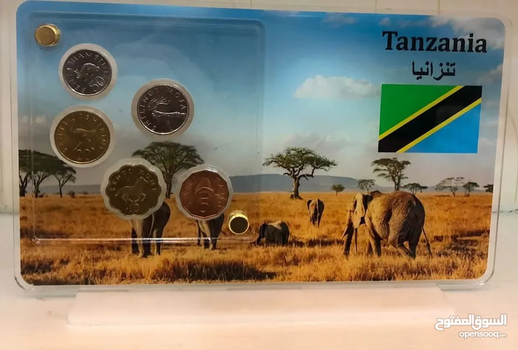 ستاندات منوعه عالميه يحتوي بالداخل على قطع معدنيه وفضيه انسر