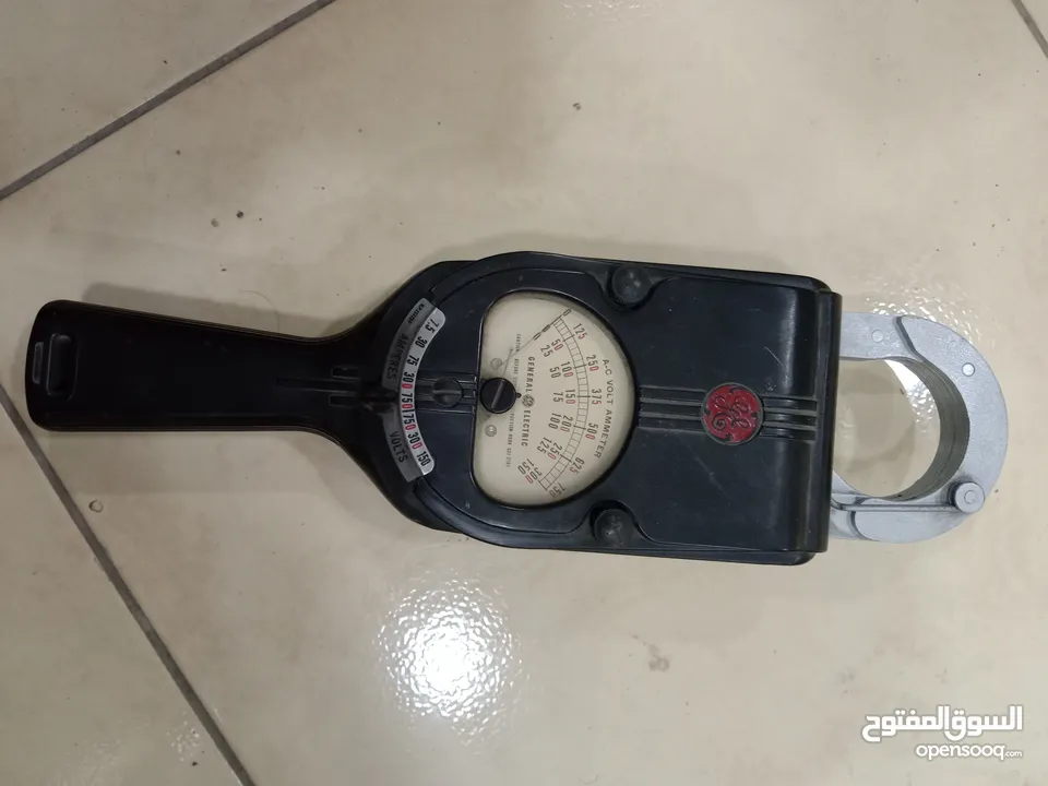 ساعة فحص كهرباء فولت امبير نوع جنرال اليكتريك امريكي اصلي