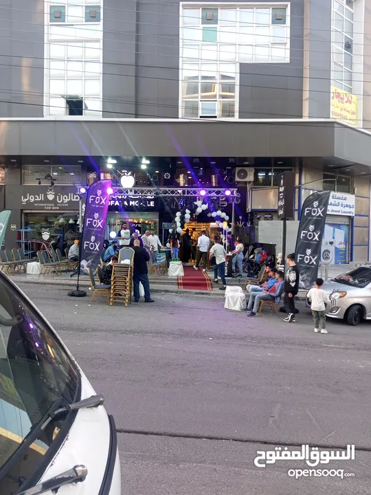 اجهزة اضاءة متحركة للمحلات والمناسبات تراس اضاءة موفينج هيد بيمات باركانات سماعات دي جي اقواس بلالين