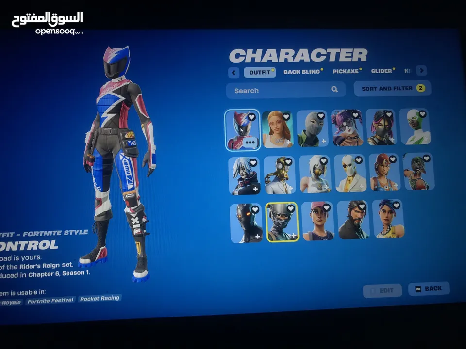 حساب ايبك قيمز وحساب فورت نايت سيزون ثالث وطور الزومبي  للبيع بسعر مرتب
