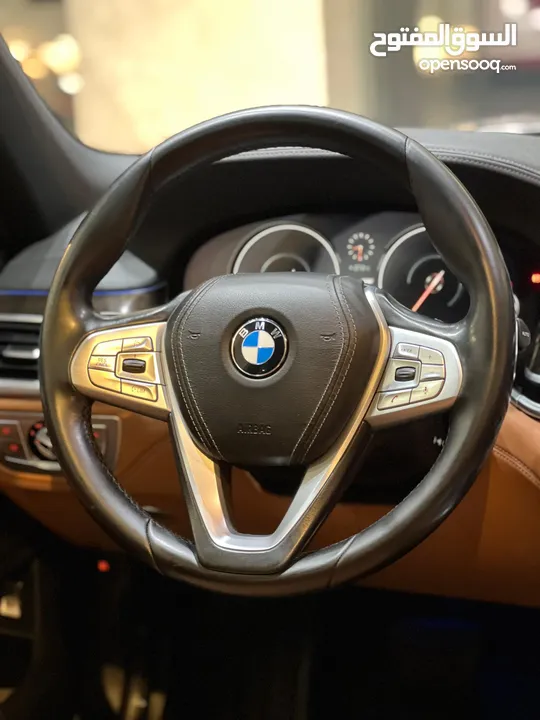 BMW 740Le 2017 وارد شركه ابو خضر مالك اول فل كامل اعلى تصنيف فحص كامل بحاله الوكاله