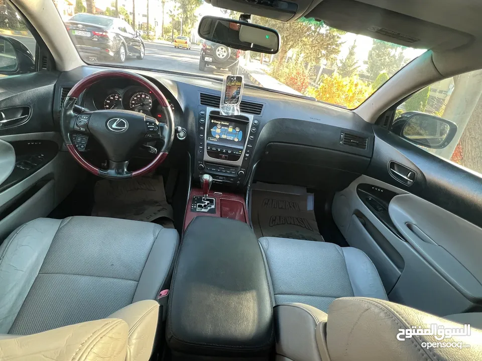لكزس GS450 موديل 2007 فل كامل موصفات vip بحالة الوكاله بسعر مميز