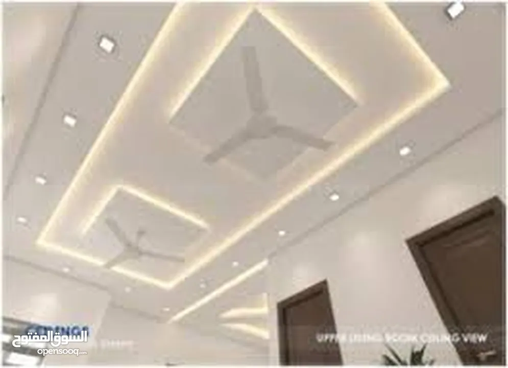 Gypsum board ,Decor all design and all type paint