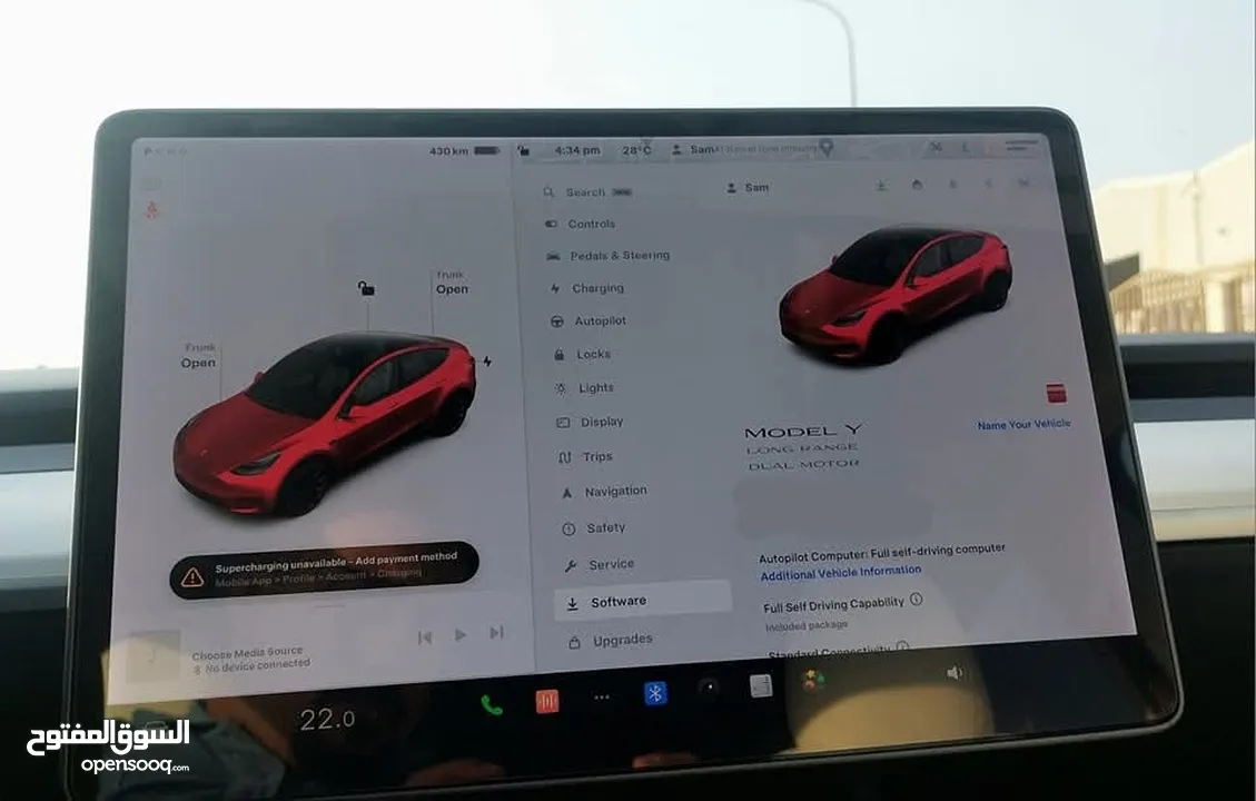 Tesla Y 2021 Dual Motor فحص كامل