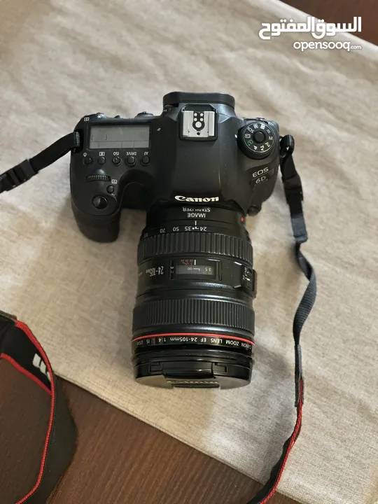 كاميرا كانون 6d mark ii مع عدستين كانون