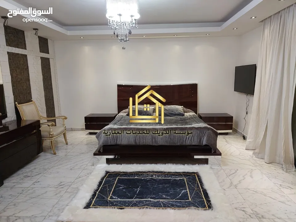فيلا فاخرة مفروشة / مميزة بإطلالات رائعة اعلان رقم ( V10 )