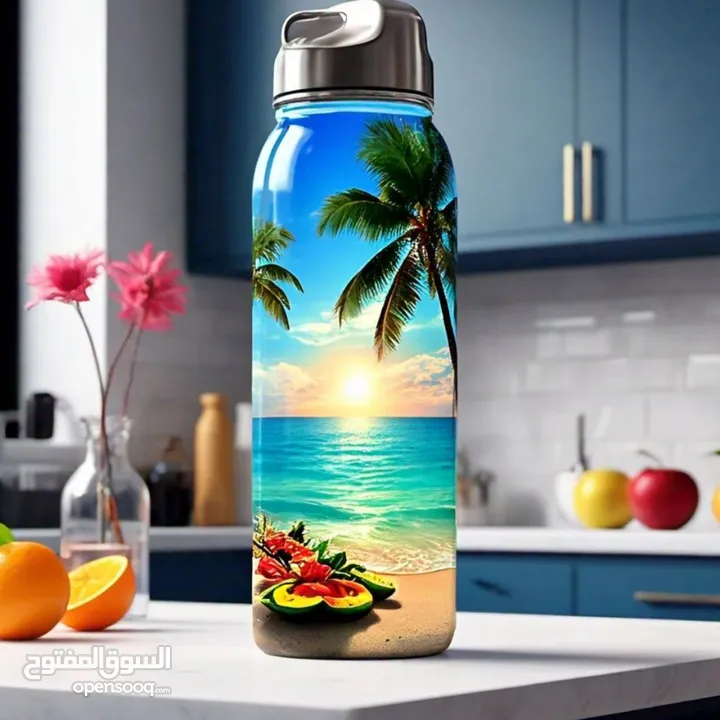 Water Bottles With Printed Design , it could be your Photo, Name, any quote as you wish