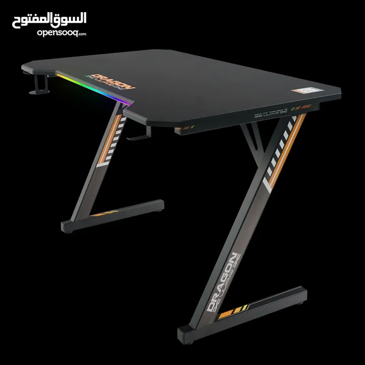 طاولة جيمنغ من براند دراغون وور الشهير مضيئ رجب DragonWar GT-101 RGB GAMING TABLE