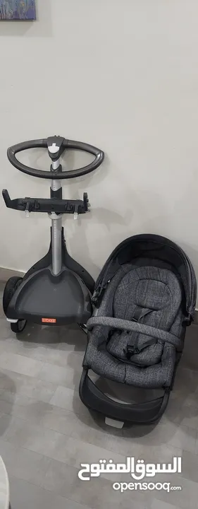 عريانة اطفال ماركة ستوكي Baby stroller stokke brand