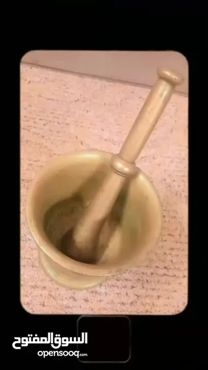 هاون نحاس ثقيل