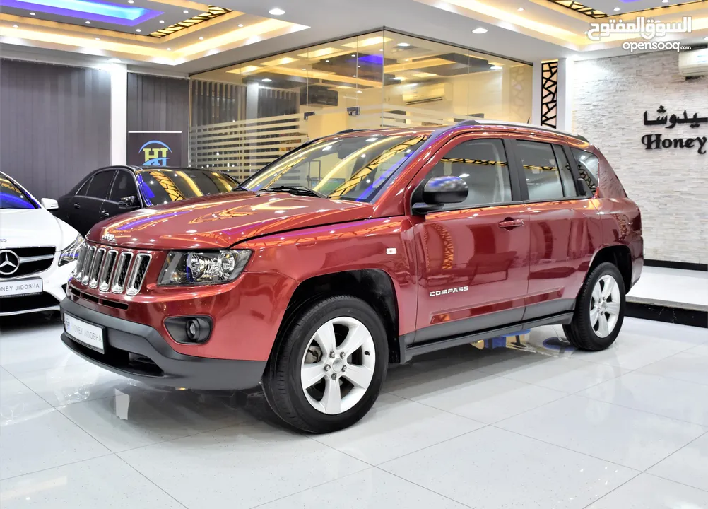 Jeep Compass ( 2016 Model ) in Red Color GCC Specs