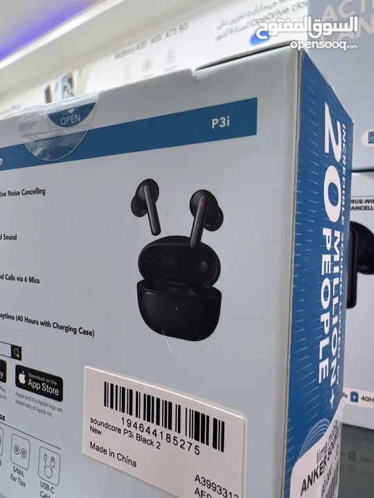 Anker P3i سماعات انكر اللاسلكية مزودة بنظام ب3 مايكروفون على كل سماعة لوضوح عالي جدا في المكالمات