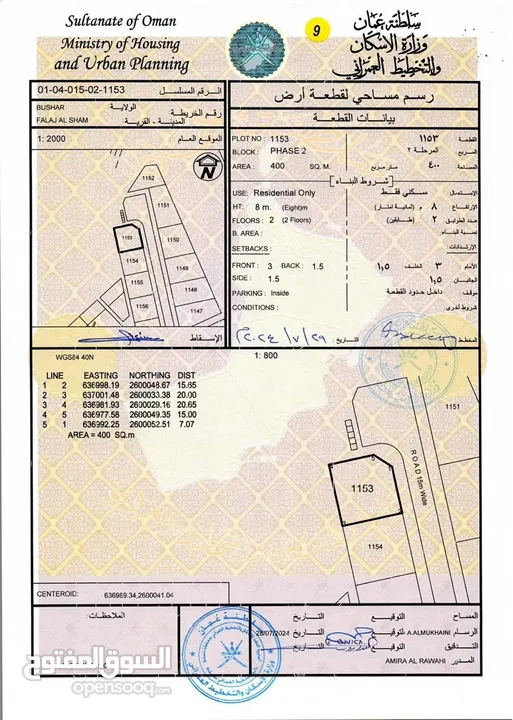 تملك ب أرخص سعر في فلج الشام ارضك مع مريم عدد القطع محدوده جدا سارع واتصل الان