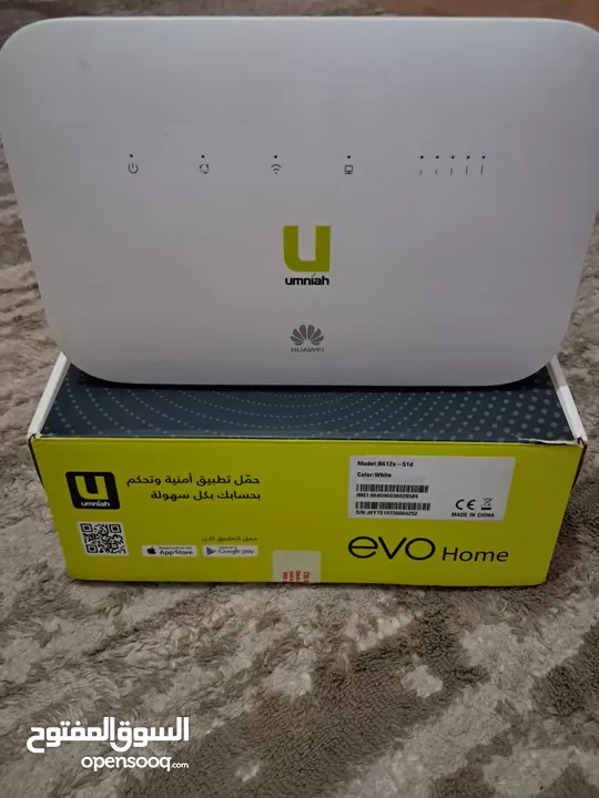 جهاز ثابت راوتر أمنية EVO 4G مستعمل بحالة ممتازة وأجهزة Mifi بحالة الوكالة بالكرتونة غير مستعملة ...