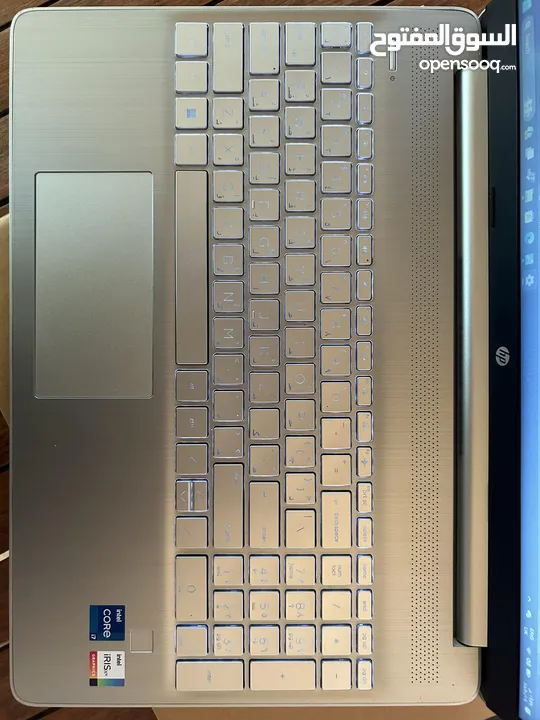HP laptop-15s new 12gen intel core i7-10 core w 512gb SSD IPS display aluminum  windows-11 لابتوب