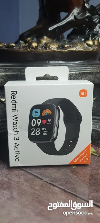 ساعة شاومي الذكيه الجديده Xiaomi Redmi Watch 3 Active