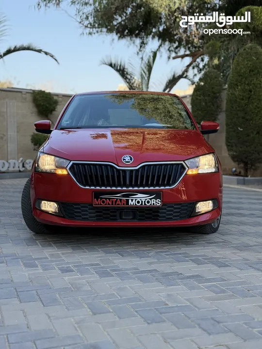 سكودا فابيا ترخيص 2021 محرك 1000 بنزين اوتوماتيك 105 حصان