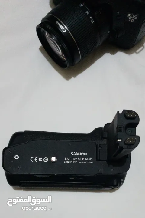 كاميرا Canon 7Dمستعمل عرطه مع توابع
