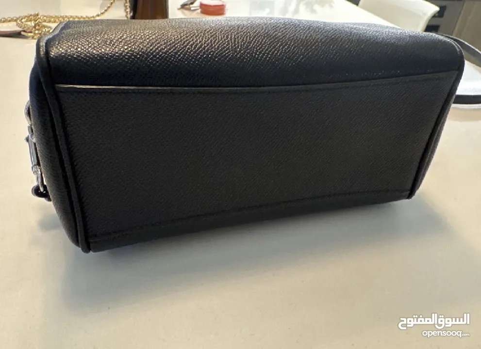 Original Coach black leather Bennett cross body
