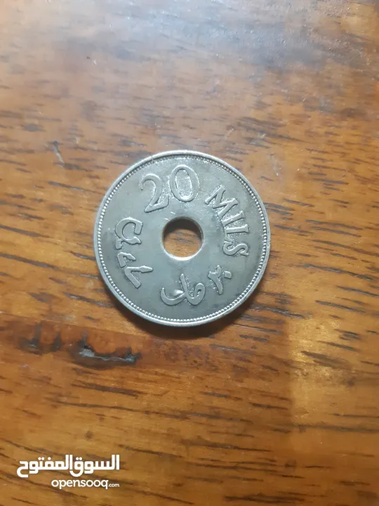 عمله من النحاس والنيكل فلسطينيه نادرة 1927