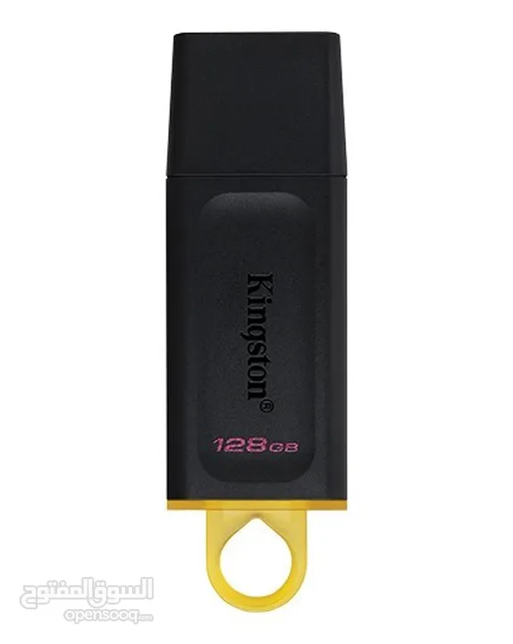FLASH USB3.2 KINGSTON DATA TRAVELER 128GB فلاشة ميموري 128 جيجا  لتخزين معلوماتك بامان