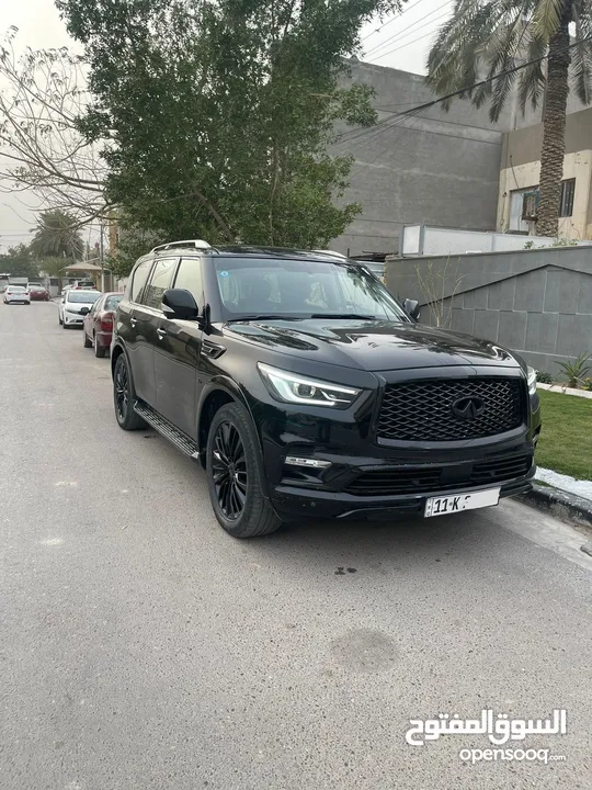 انفنتي QX80 خليجي مكفولة