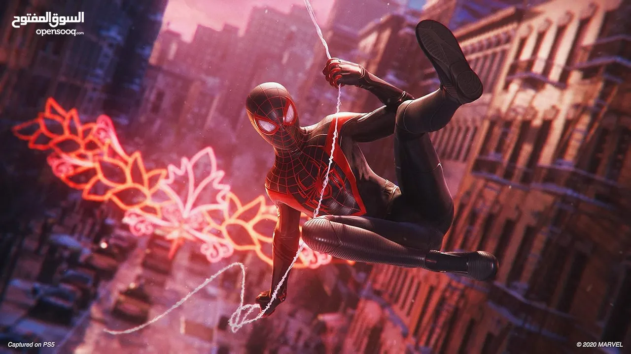 Marvel's Spider-Man: Miles Morales (PS4) CD سي دي سبايدر مان مايلز جديد من الحزام الازرق