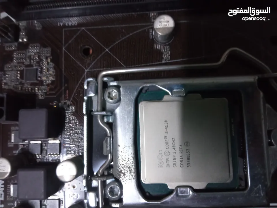 لوحات ASRock H81M-DGS مع معالج i3-4130
