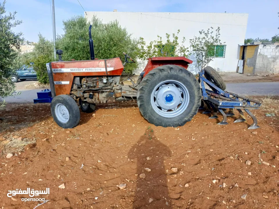 تركتر مسي قياس 285 تركي وصلتين  موديل 88 بور ماتور ممتاز بداية صرف زيت خفيف قير ممتاز جك وكاله بككس