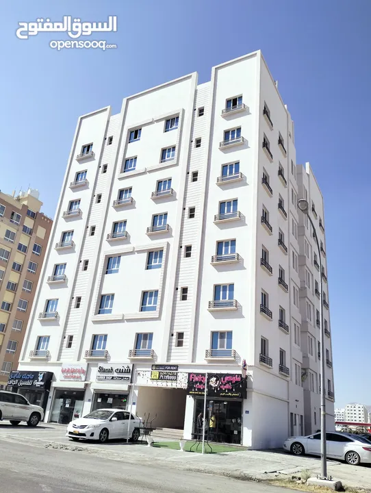 Two bedrooms flat for rent in Al Amerat opposite Lulu Hyper market and near Al Maha petrol station