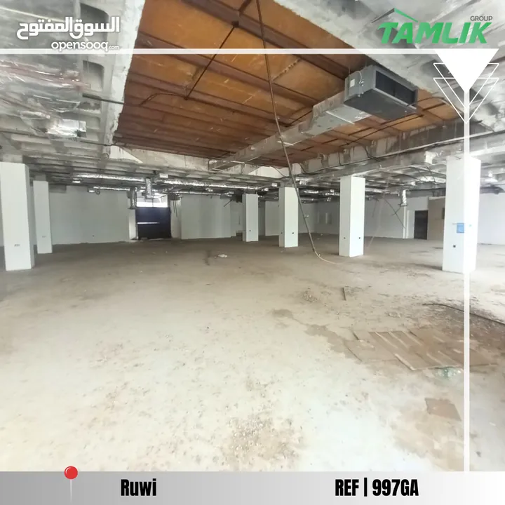 Huge Showrooms for Rent in Ruwi REF 997GA