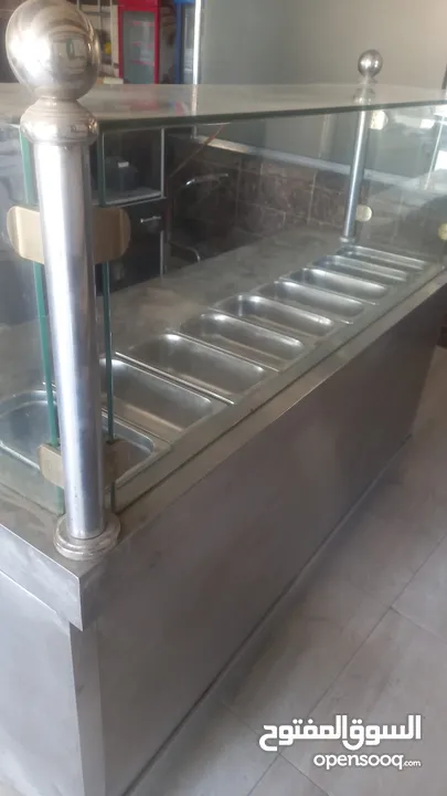 ثلاجة سلطات و غاز عينتين