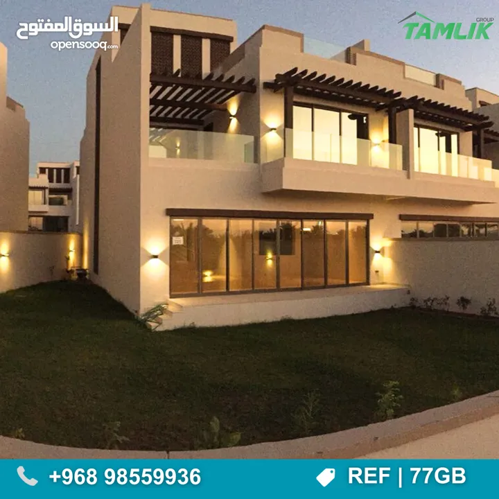 Attached Villa for Sale in Muscat Hills  REF 77GB